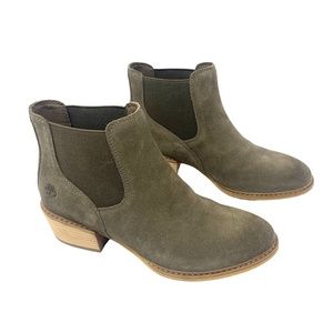 Timberland Olive Ankle Boots
